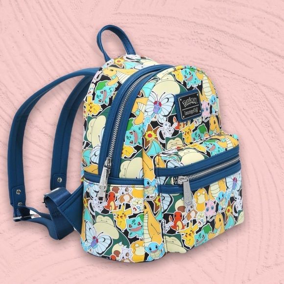 LOUNGEFLY Pokémon Sticker Collage Mini Backpack main image 4